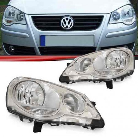 Farol Polo 2008 2009 2010 2011 2012 Máscara Cromada